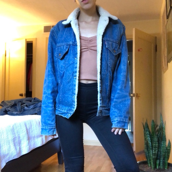 Levi's Jackets & Blazers - Vintage Levi’s Sherpa Denim Jacket 70s USA Made